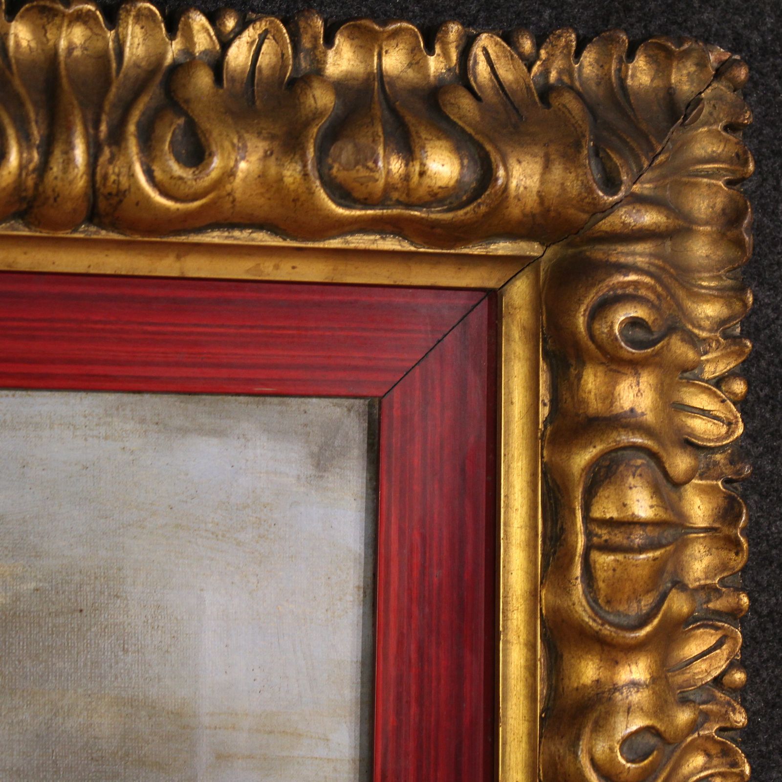 photo for sale Peinture italienne, paysage signé et daté 1846