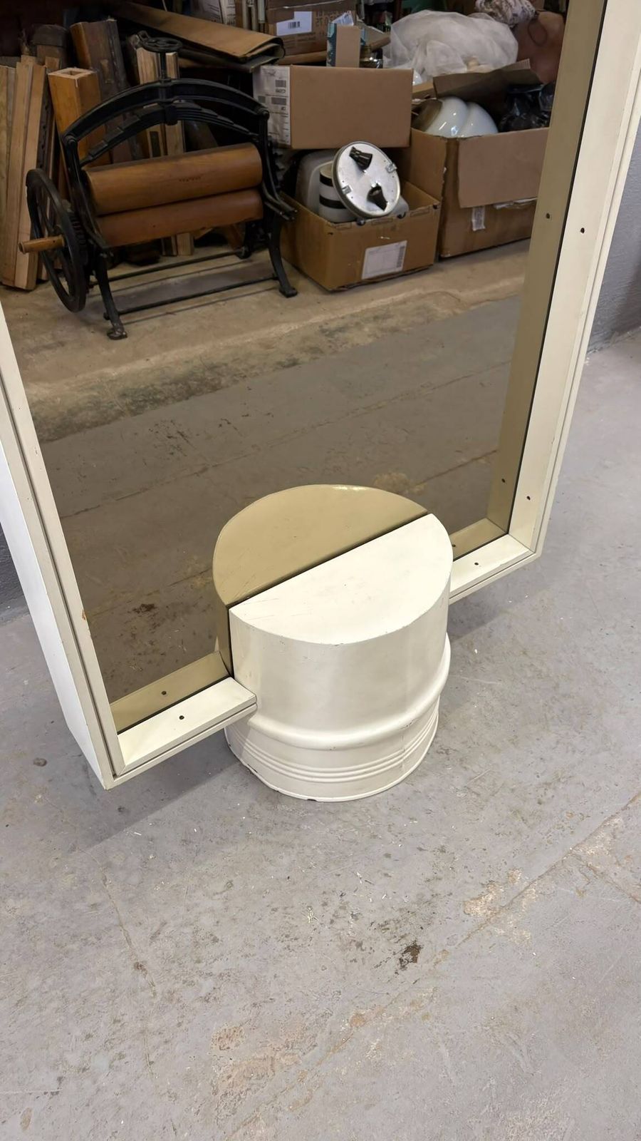 Mid Century Modern Double Sided Hall Stand With Mirror & Coat Hooks, 1960s, Europe photo 1546.0