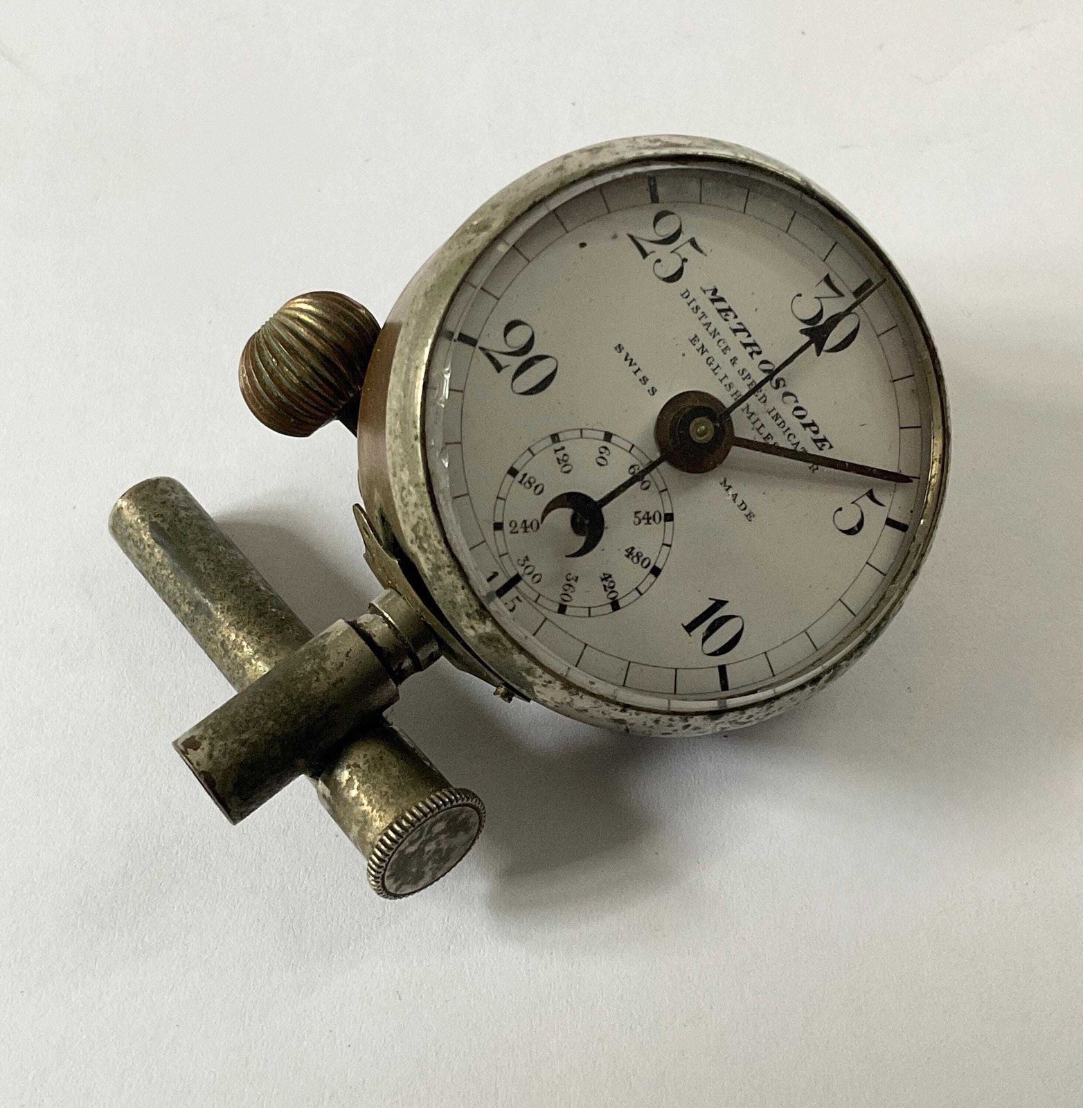 Antiek Metroscope afstands- en snelheidsindicator, ca. 1905, vroeg automobilia. photo buy