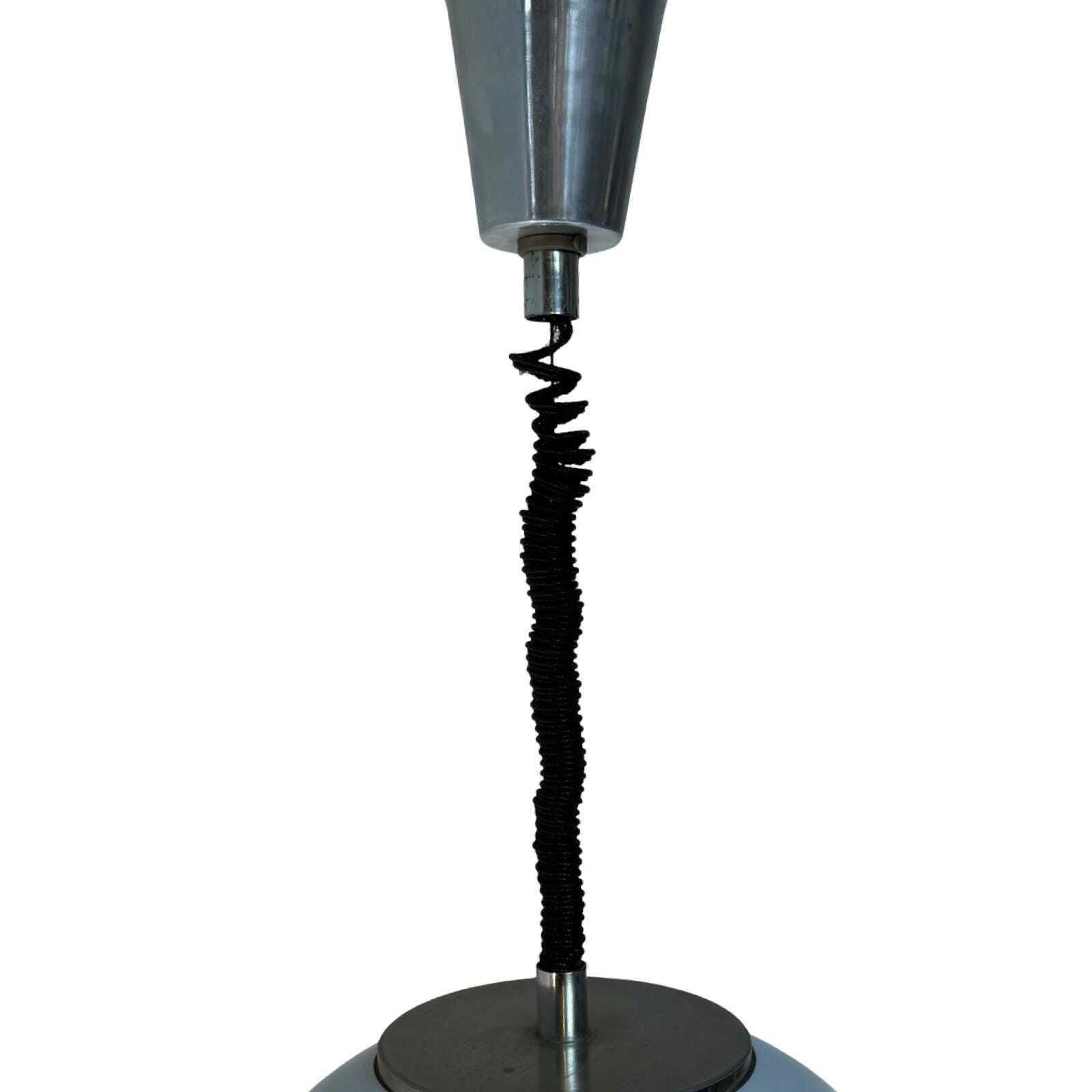 Dijkstra Vintage Plafondlamp – Space Age – Wit Acryl – In Hoogte Verstelbaar. photo Verlichting