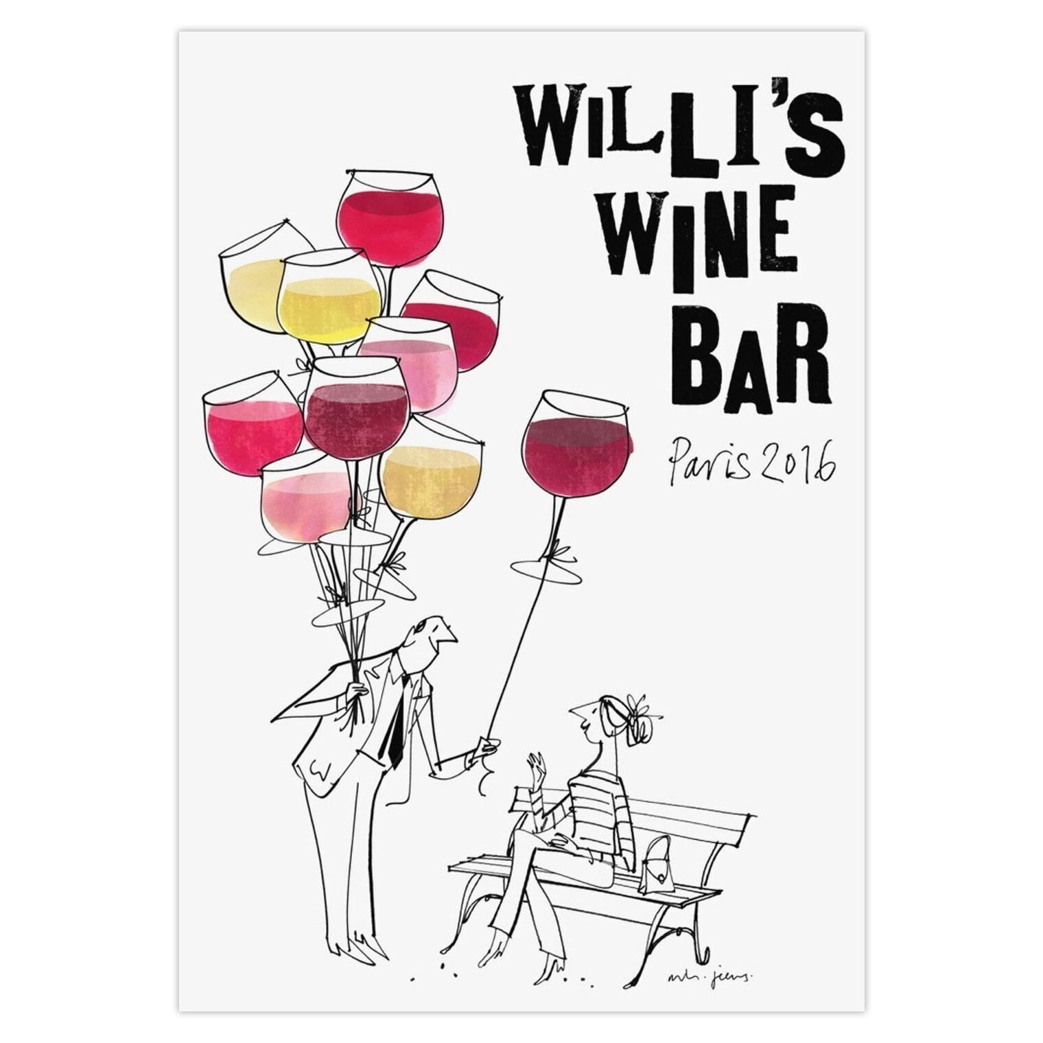 Willi's Wine Bar Poster 2016   Mh Jeeves
