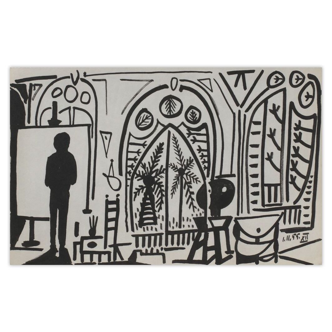 Pablo Picasso Collotype Carnet De Californie 09 1959