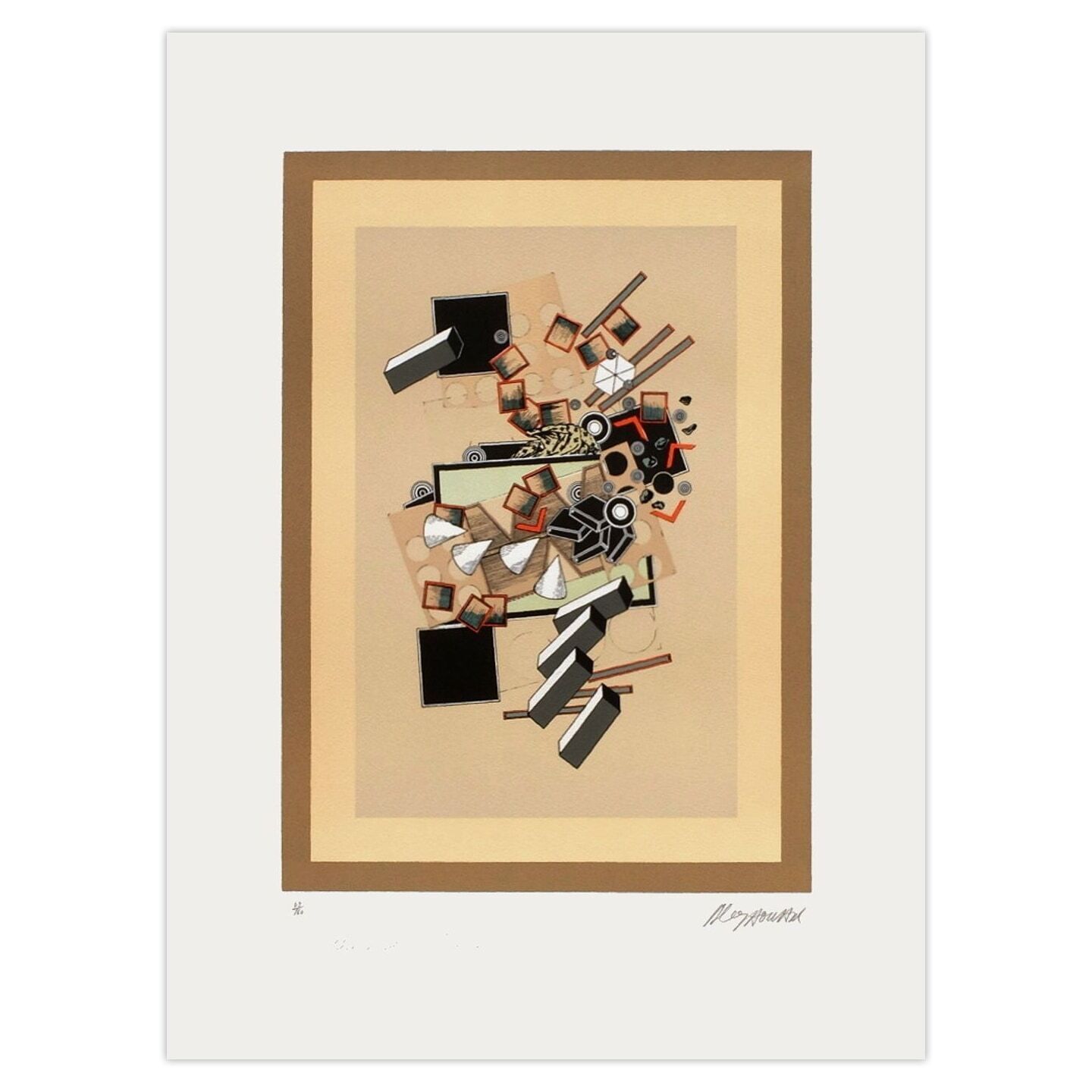 Alain Le Yaouanc Gesigneerde Litho L'épiderme Facultatif 1971