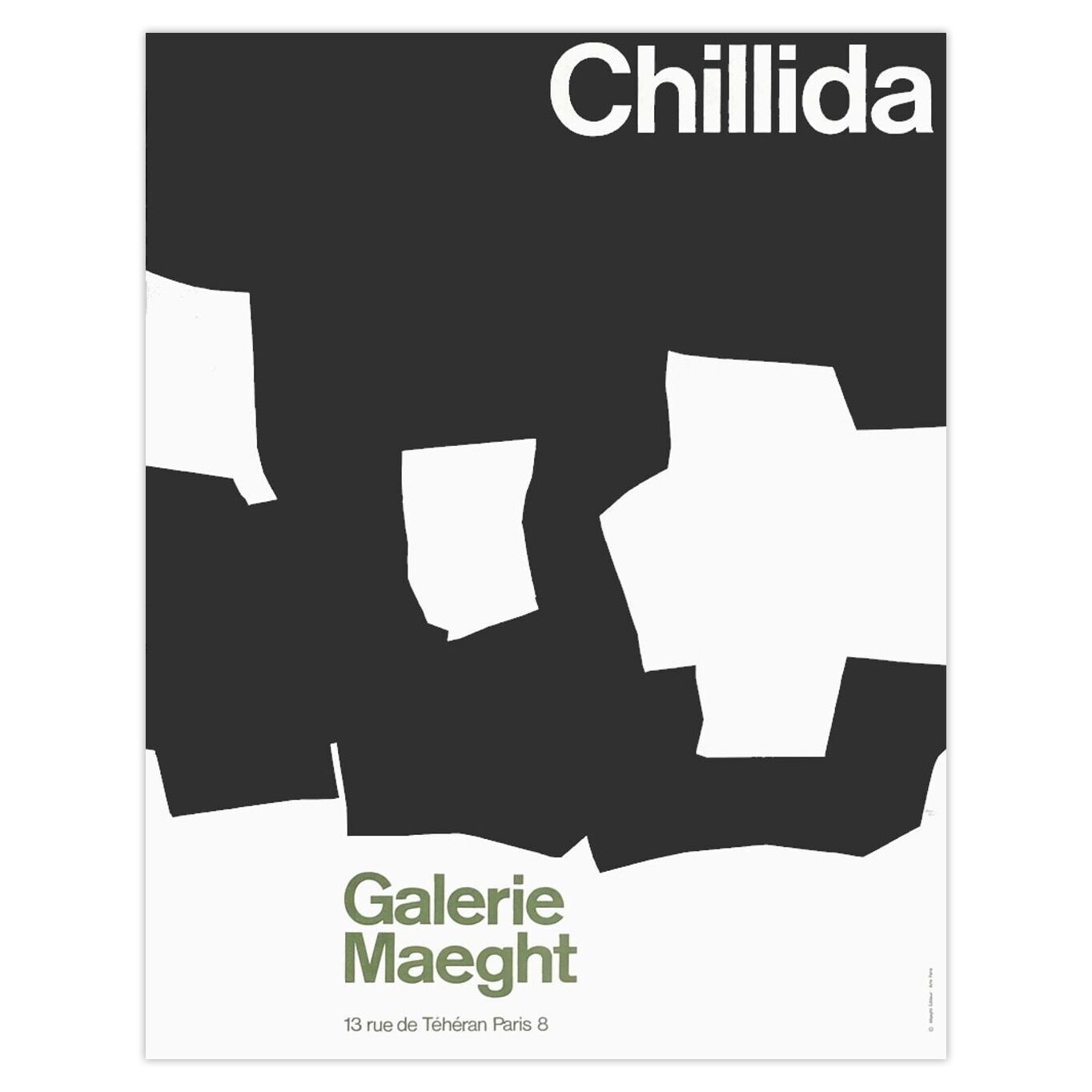 Eduardo Chillida Poster Expo 68   Galerie Maeght