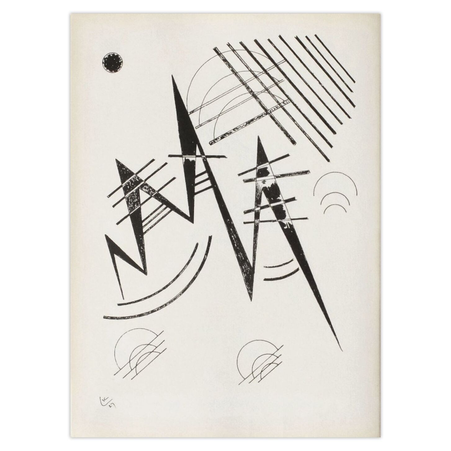Wassily Kandinsky Lithografie Dlm118 Composition IV 1960