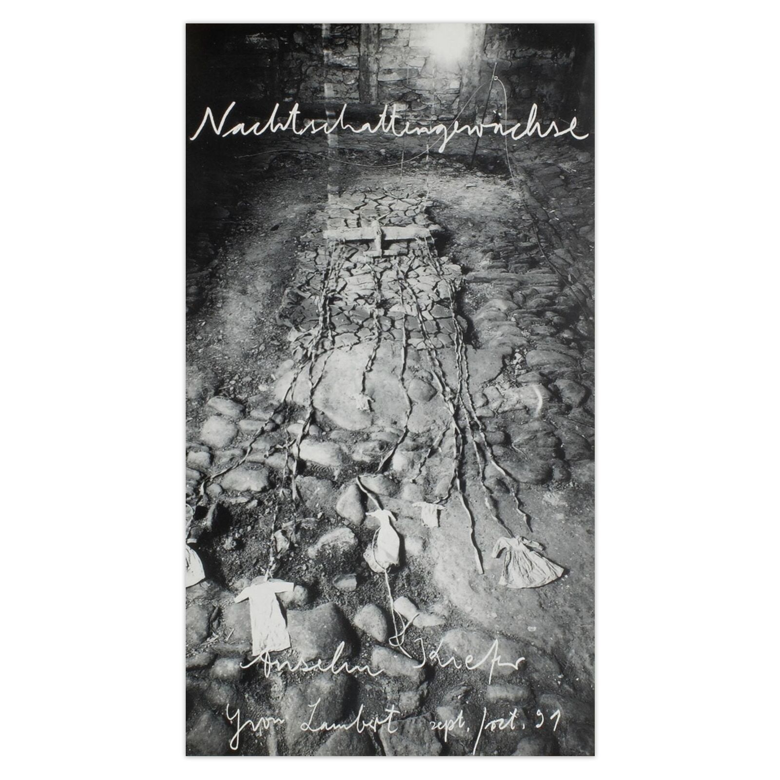 Anselm Kiefer Poster Expo 91   Galerie Yvon Lambert