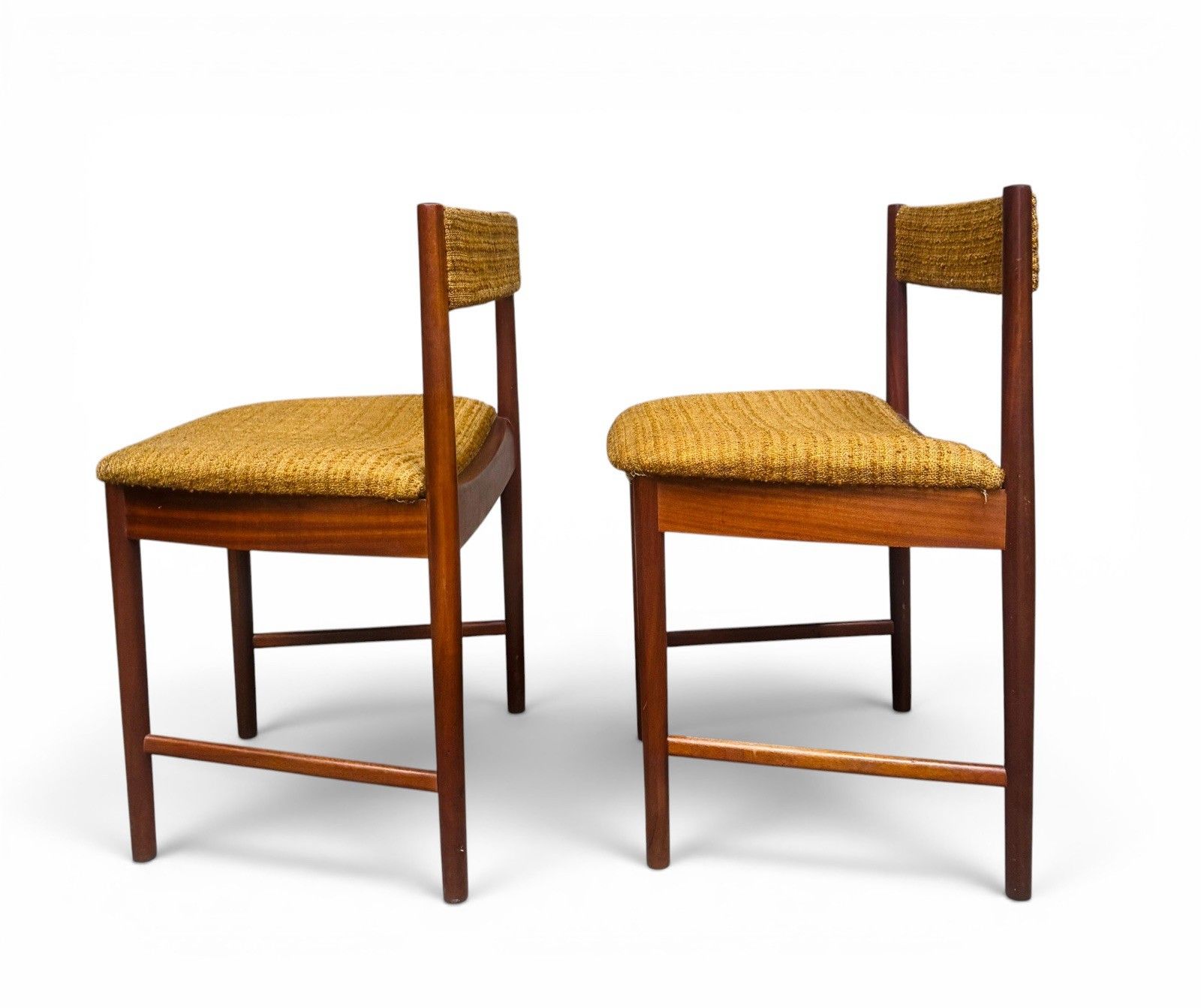 McIntosh Teak Oval Dining Table And Matching Six Dining Chairs Space Saver Rare photo 995.0