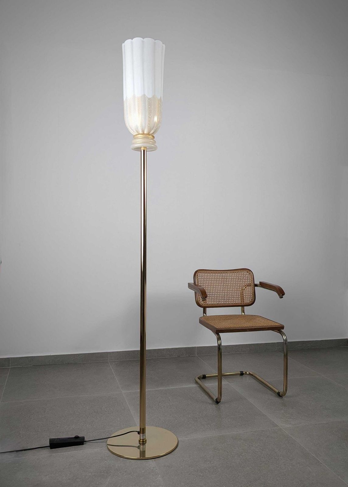 Lampadaire Barovier & Toso XII Apostoli en verre de Murano à feuilles d'or 24 carats, Italie, 2002 photo 10691.0