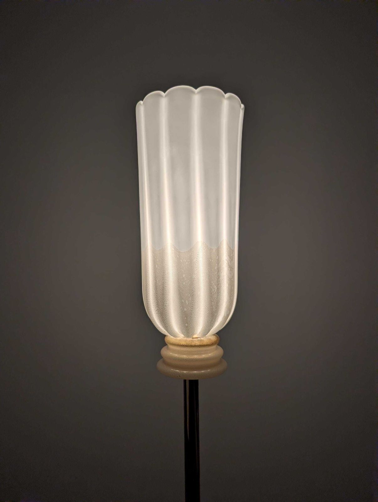 photo for sale Barovier & Toso XII Apostoli Murano Glass Floor Lamp 24kt Gold Leaf, Italy, 2002