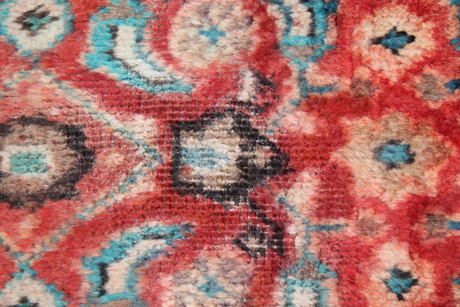 Traditional Wool Runner Rug Handwoven Carpet Oriental Red Stair Runner Carpet photo for sale