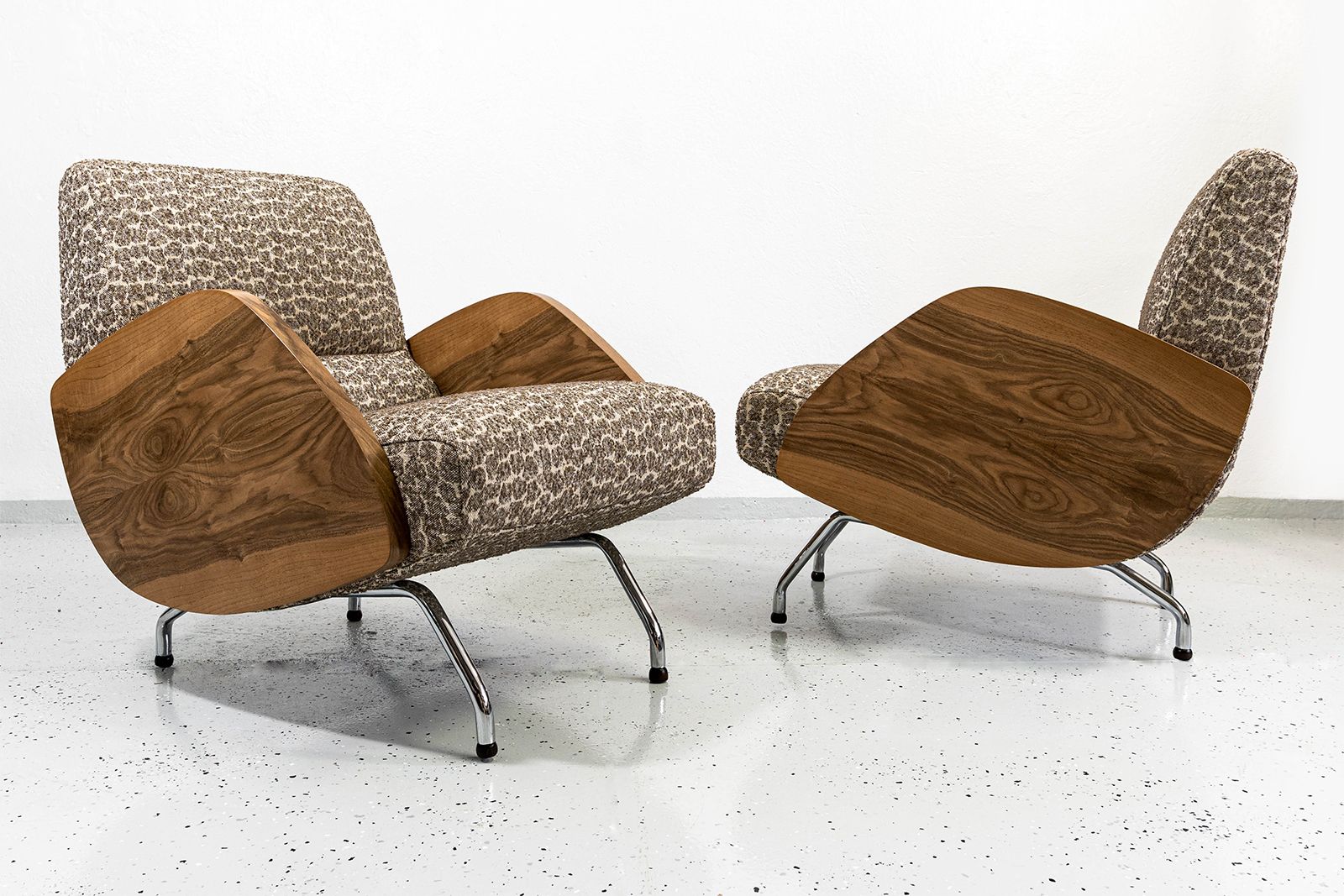 Fauteuils model "360" van Janusz Różański, Polen, ca. jaren 1950, set van 2 photo Meubels