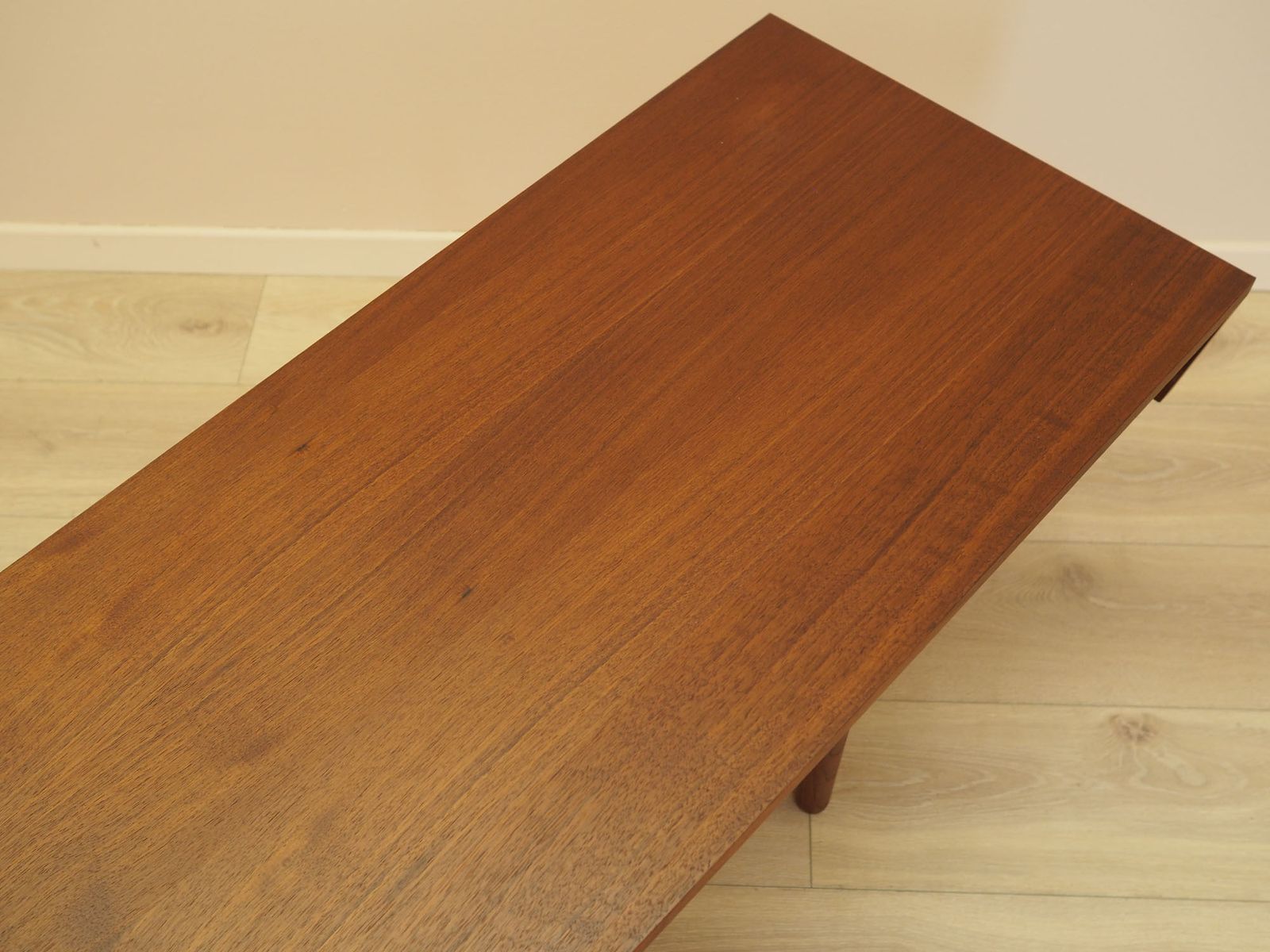 Lowboard en teck, design danois, années 1960, fabriqué au Danemark photo vintage