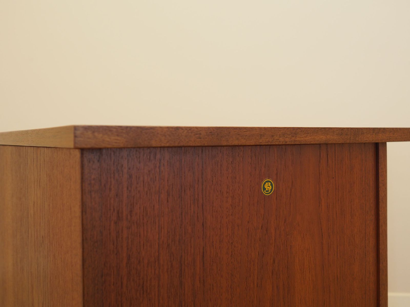 Teakhouten bureau, Deens design, jaren 1970, geproduceerd door Bornholm Møbelfabrik photo vintage