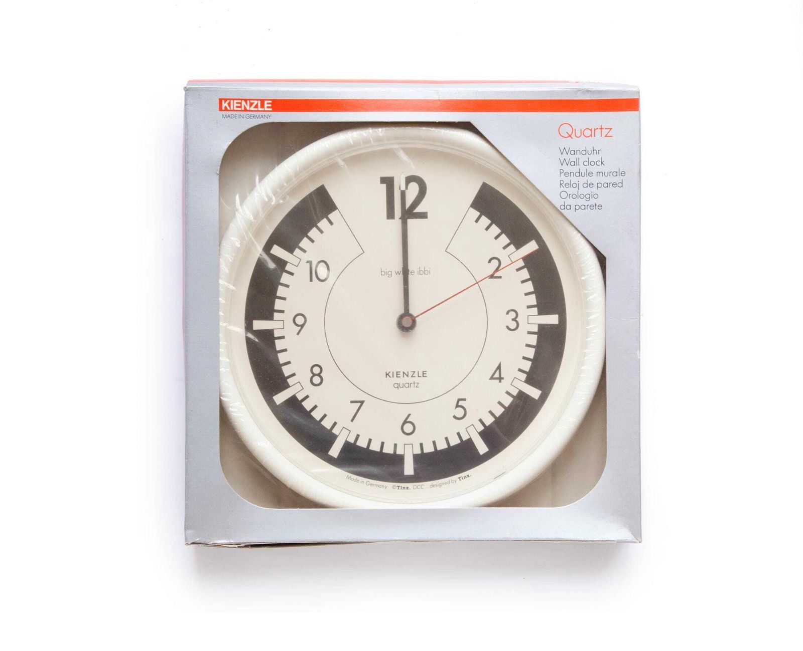 Nos In Box 80s Kienzle Wandklok Minimalisme Space Age Postmodern Plastic Duitsland Speedometer