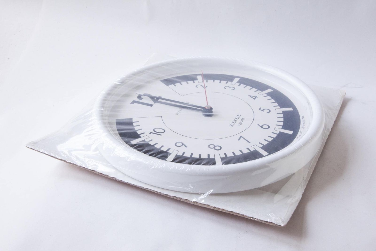 Nos In Box 80s Kienzle Wandklok Minimalisme Space Age Postmodern Plastic Duitsland Speedometer photo buy