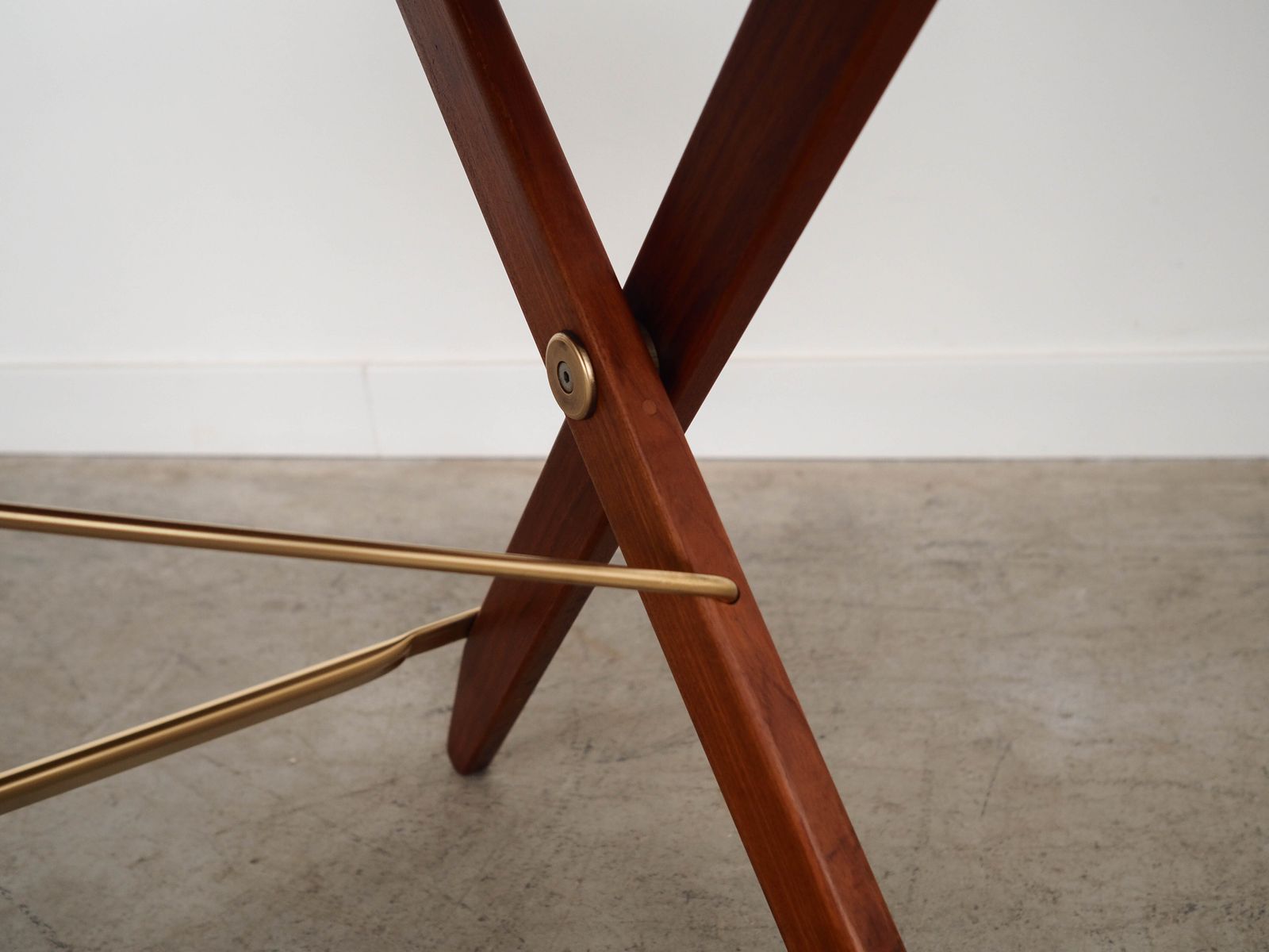 Furniture Folding Teak Table, Danish Design, 1970s, Made In Denmark photo
