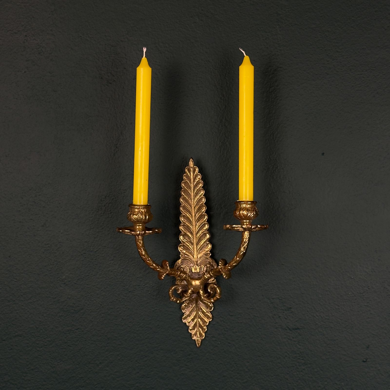 photo buy Antiek Empire bronzen wandkandelaar, Italië, eind 19e eeuw