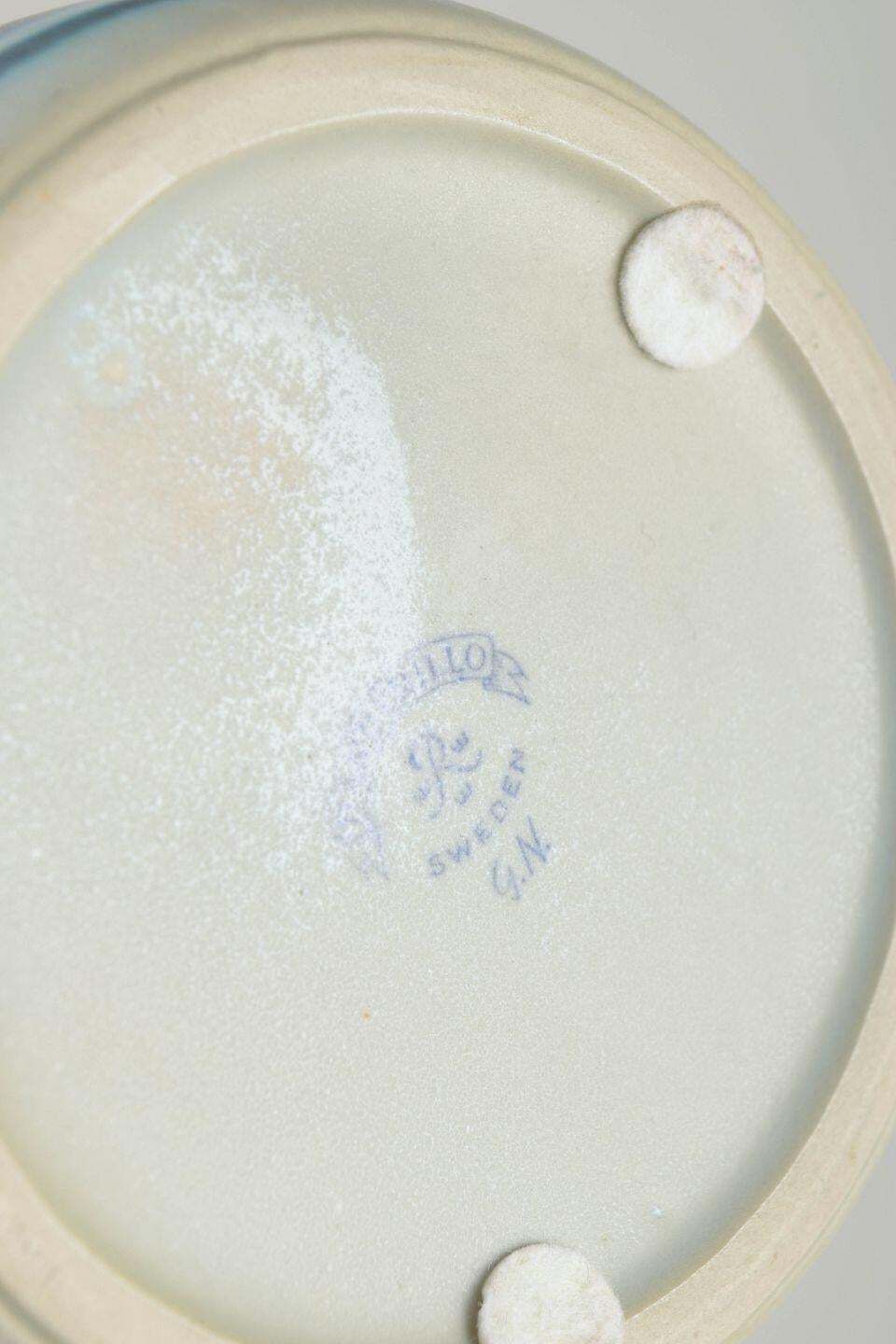 Gunnar Nylund For Rörstrand. Stoneware Vase From “Banderillo” Series, 1960s. photo Home Decor
