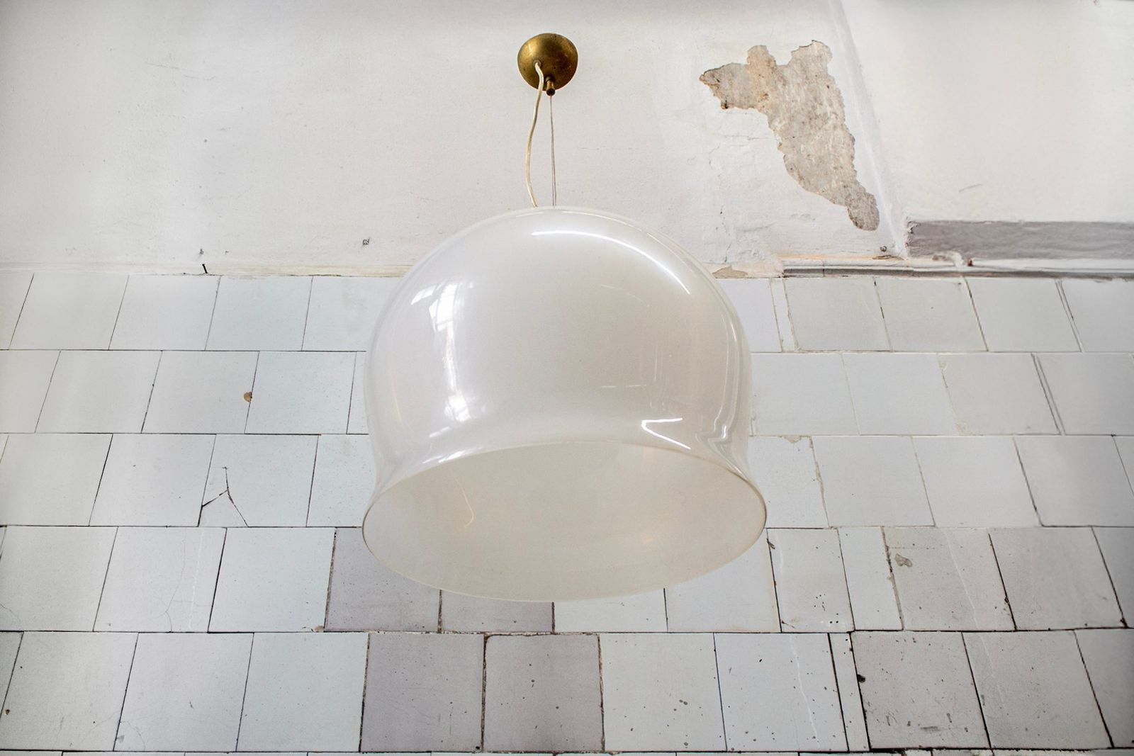 Murano glazen hanglamp, Italië, jaren 1970 photo for sale