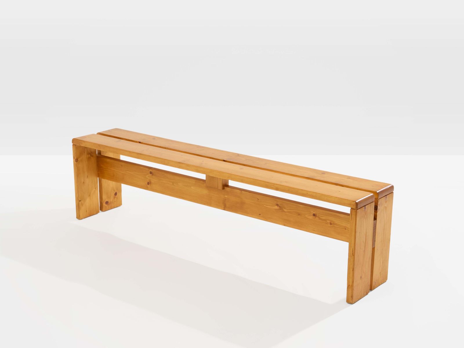 Charlotte Perriand Pine Benches Les Arcs 1970s photo buy