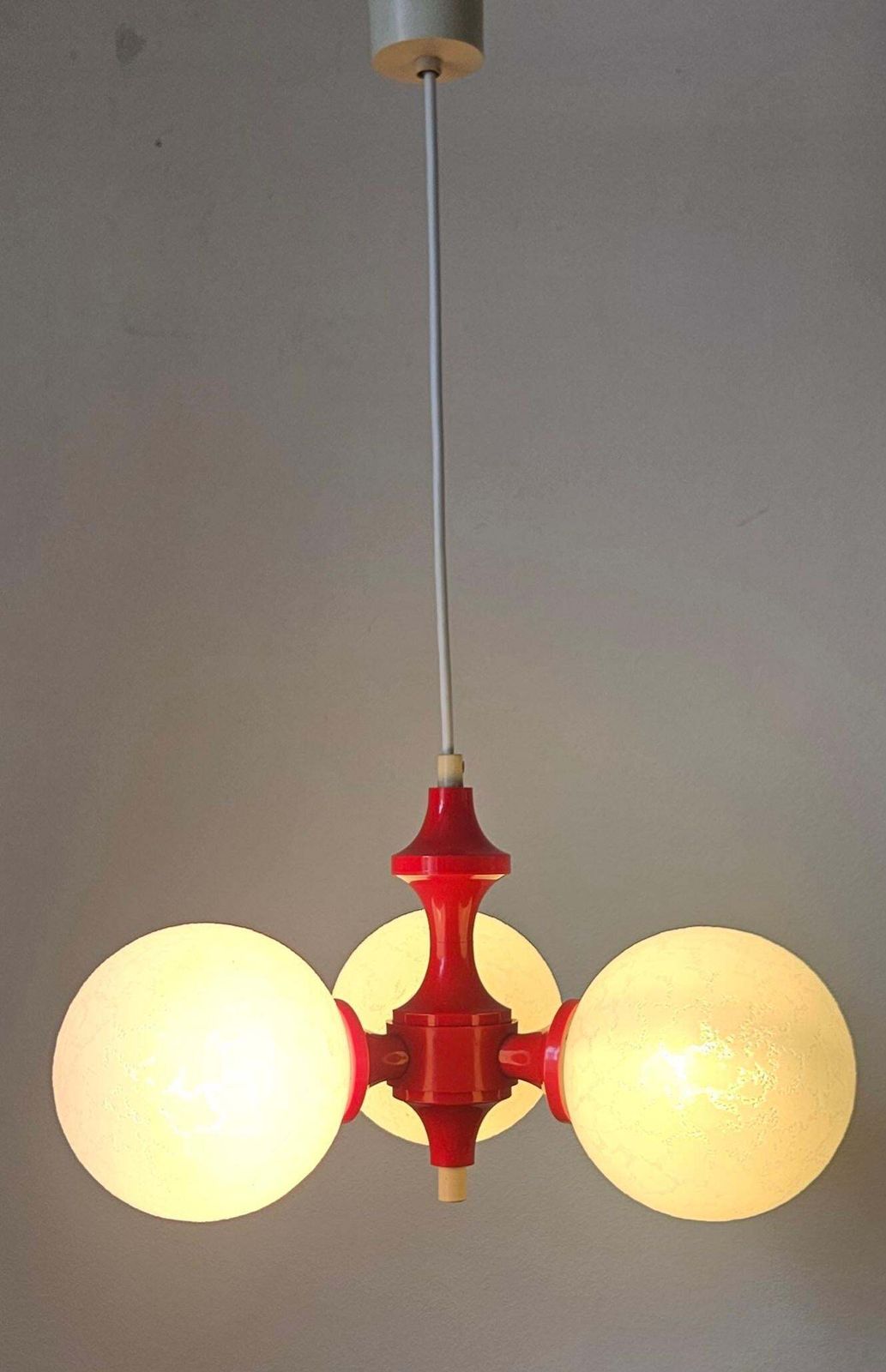 592.0 Lustre ou suspension Sputnik mid-century, Richard Essig, Allemagne, années 1970 photo