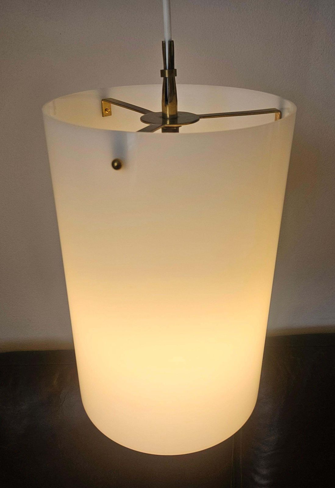 Set van drie zeldzame mid-century hanglampen – Fog & Morup, Denemarken, jaren 1960 photo buy