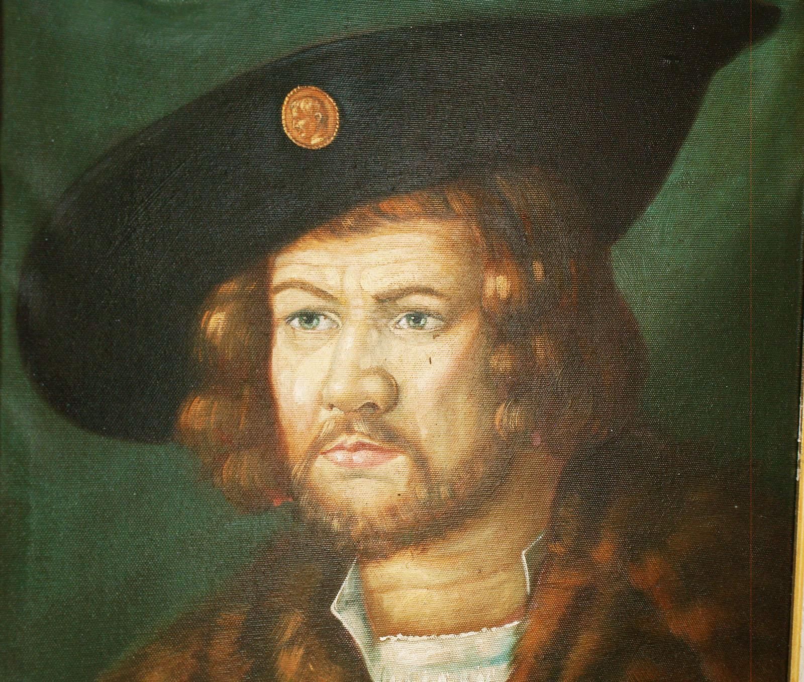 Paar Olieverf Portretten in Historisch Kostuum, Gesigneerd "Stefan" – Eind 19e/Begin 20e Eeuw photo vinterior