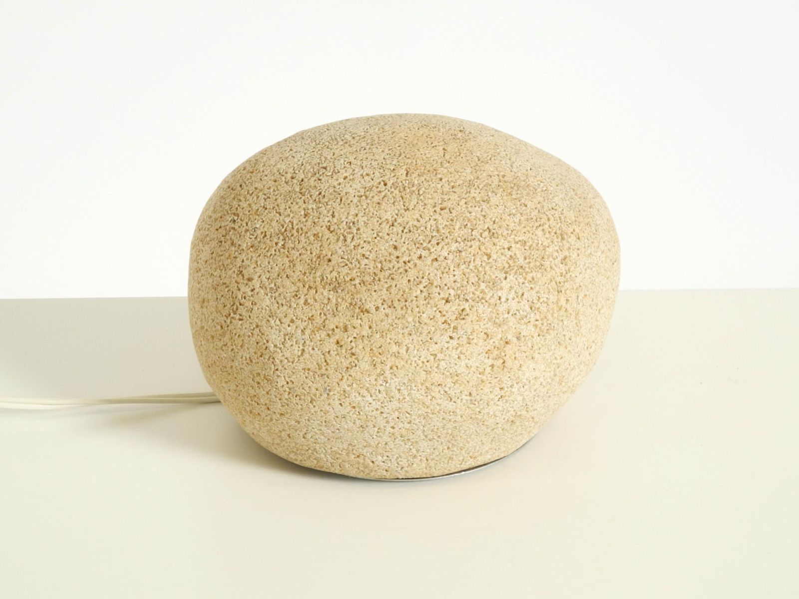 photo for sale Original 1970s Moon Rock Table Lamp By André Cazenave For Tecta