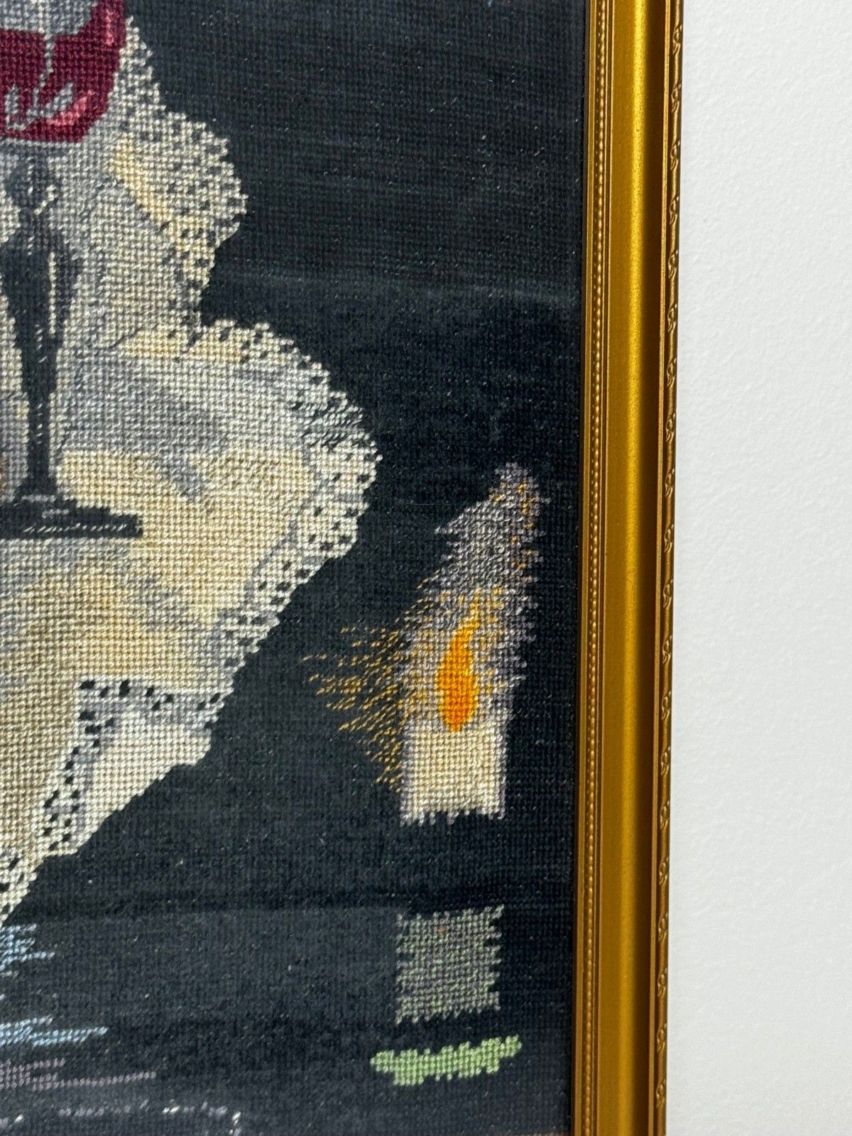 Vintage Jacobite Tribute: Needlework Masterpiece The ‘King Over The Water’ Treason Toast photo 1250.0