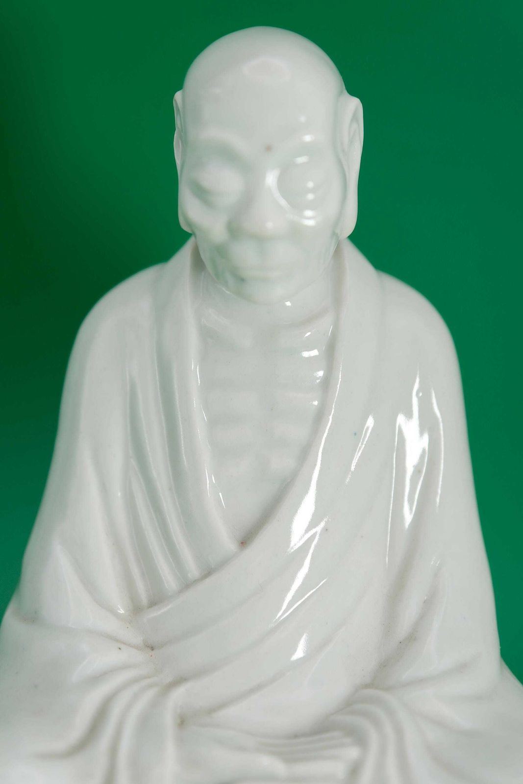 photo buy Vintage Blanc de Chine Dehua Porselein Luohan Arhat Figuur Chinese Boeddhistische Monnik