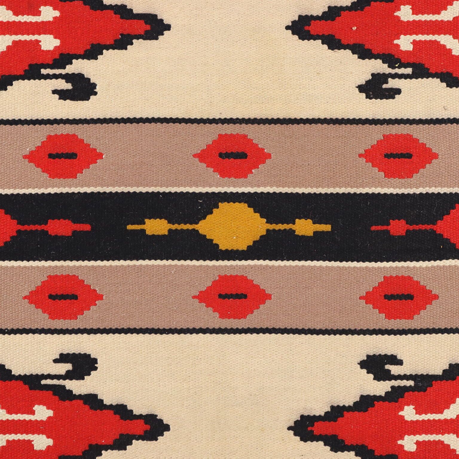 Tapis d'époque asiatique en coton et laine, nœud fin, Turquie, 114 x 75 in photo Textiles