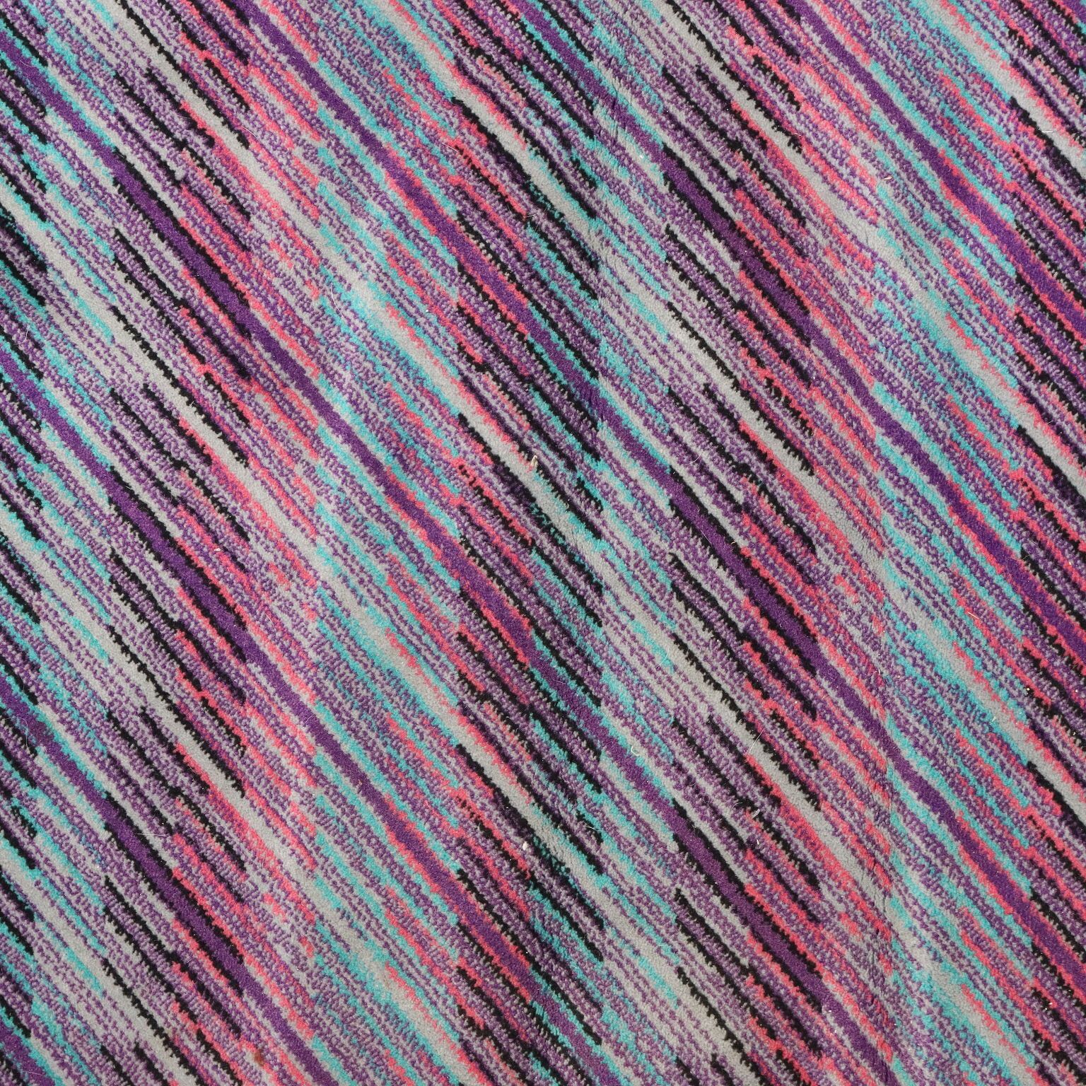 Vintage Missoni design vloerkleed Tj Vestor machinaal geweven 94 x 59 in photo Textiel