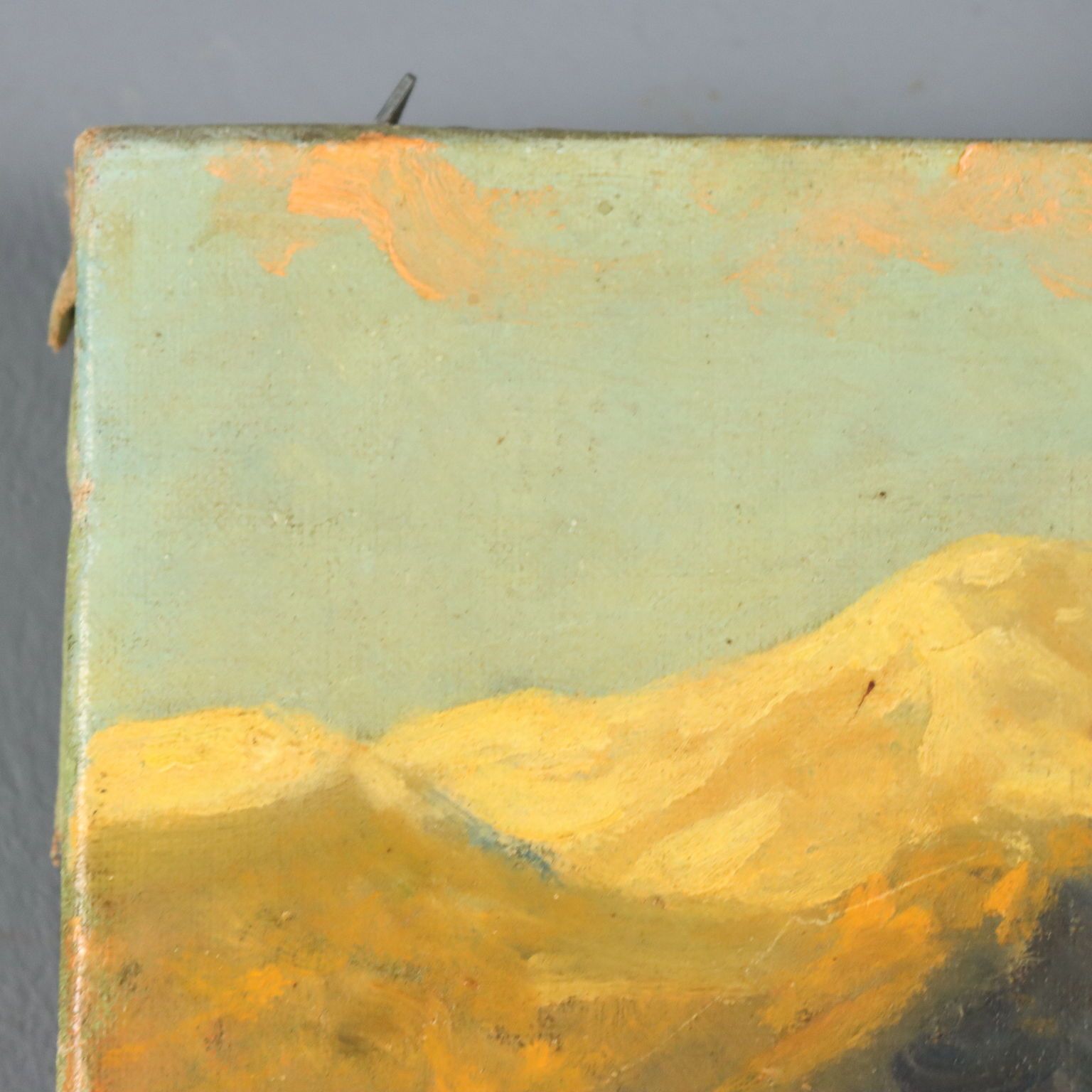 Antique Painting Signed E. Spreafico Oil On Canvas Italy XIX Century photo 370.0
