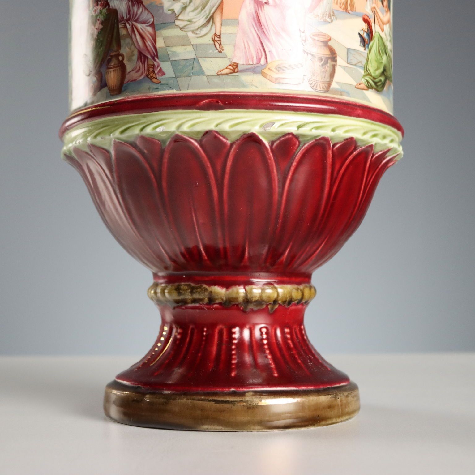 photo buy Pichets d'époque Jugendstil en céramique polychrome, XIXe siècle