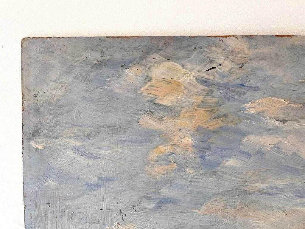 photo furniture Paysage de montagne français, pâturages alpins, huile sur panneau, 1952