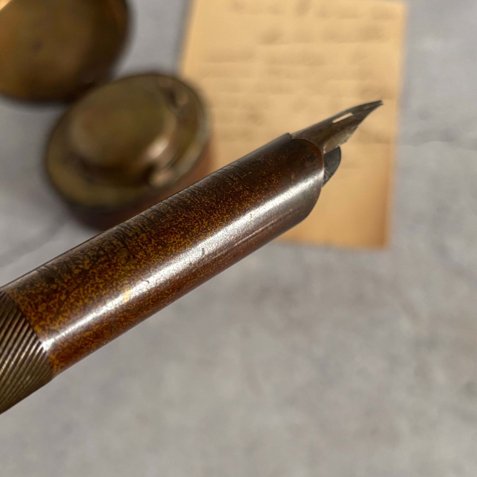 photo for sale Antieke Midget Oversize Dip Pen