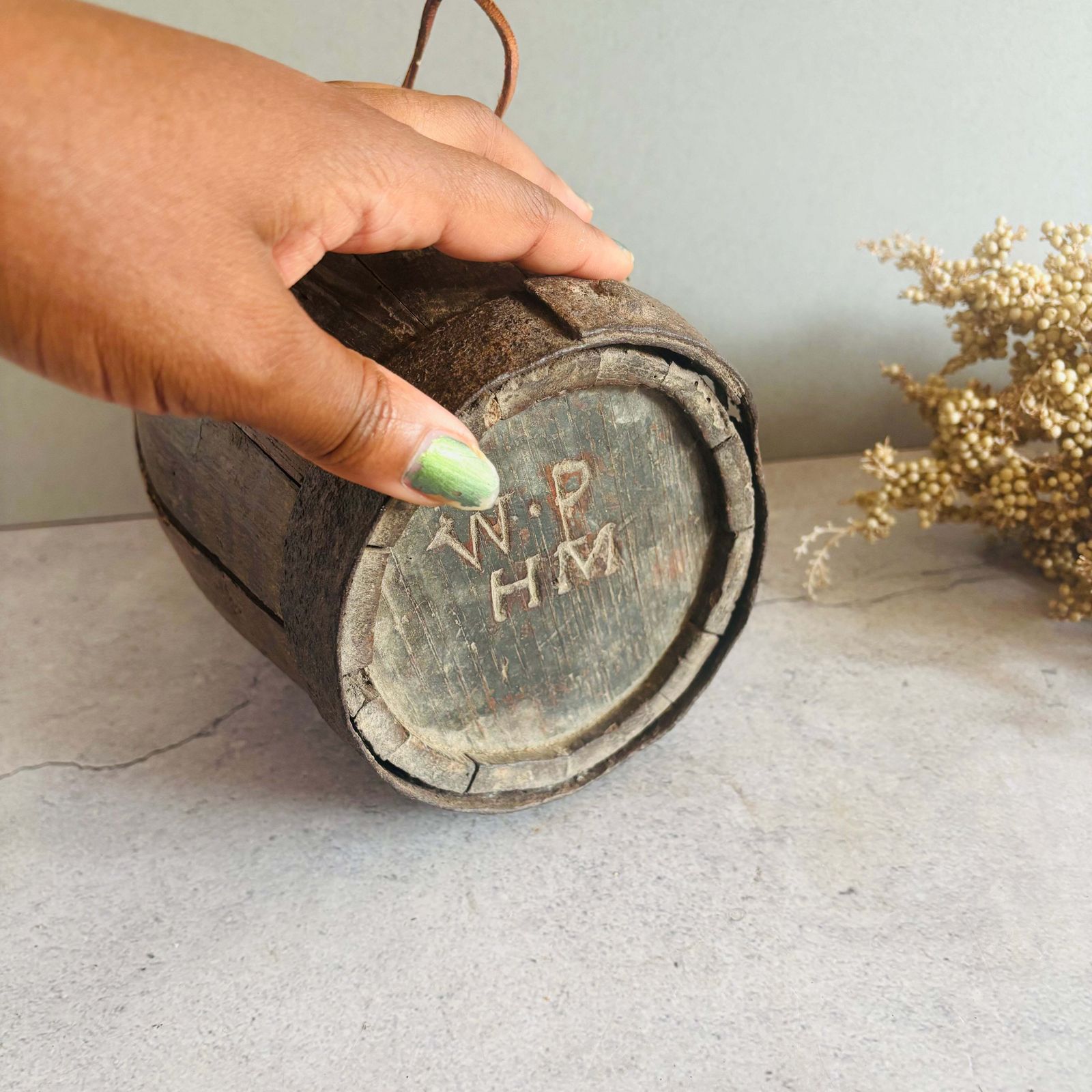 photo buy Antiek eikenhouten cider firkin vat