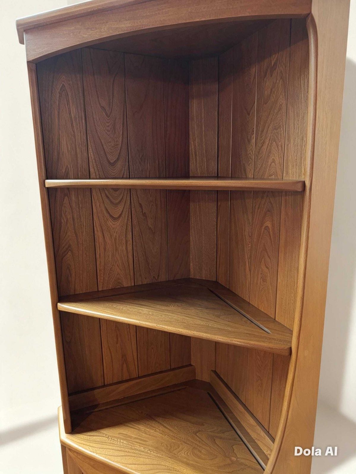 Ercol Elm Corner Display Cabinet, C.1990s photo buy