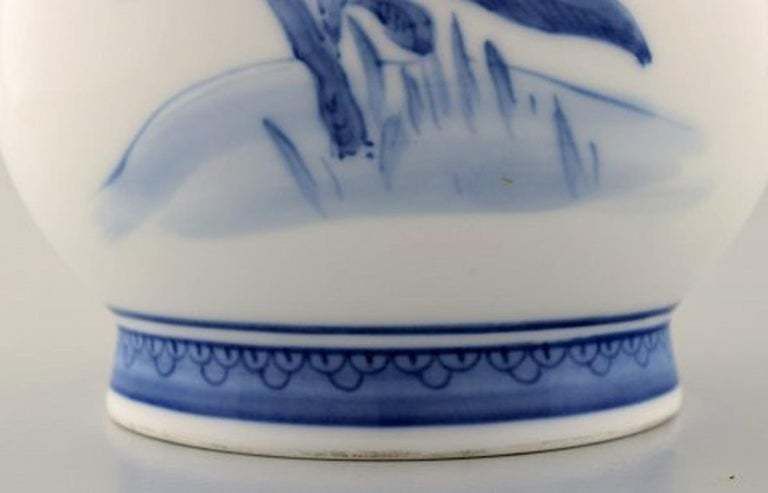 Oluf Jensen For Royal Copenhagen, Large Unique Porcelain Vase With Slim Neck photo 965.0
