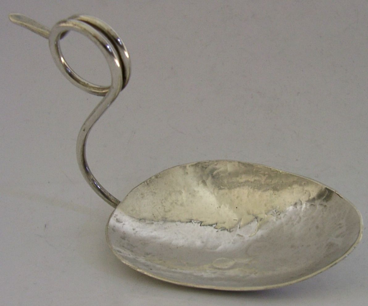 Norman Cheyney Sterling Silver Hand Made Spoon Arts & Craft 1990 41g photo vinterior