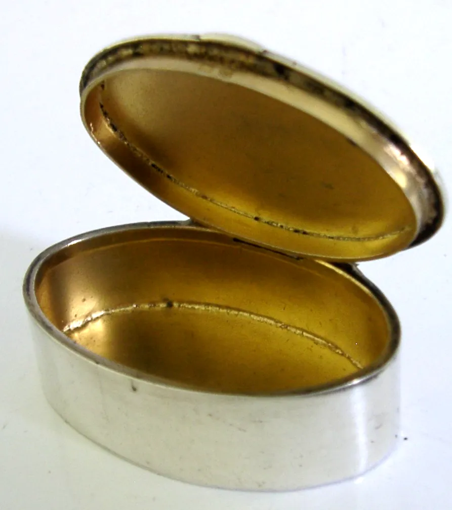 Stunning Sterling Silver Enamel Box 1911 Antique photo for sale