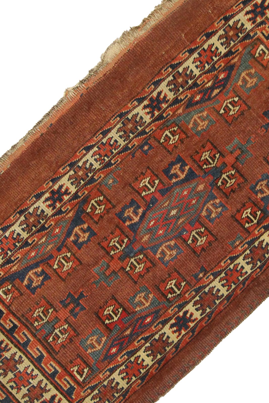 Handwoven Chuval Antique Turkmen Rug Traditional Rust Wool Area Rug photo furniture