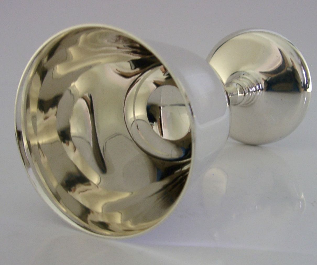 Calice en argent sterling, poinçonné 1971, art de la table, 128 g, Angleterre photo furniture