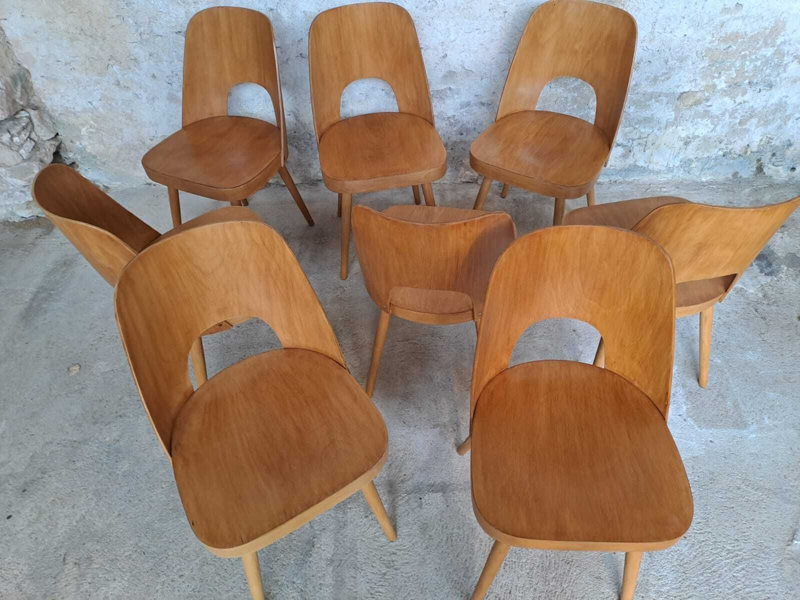Ton 515 Chairs By Oswald Haerdtl, Czech Mid Century 1960s,  Set Of 8 photo furniture