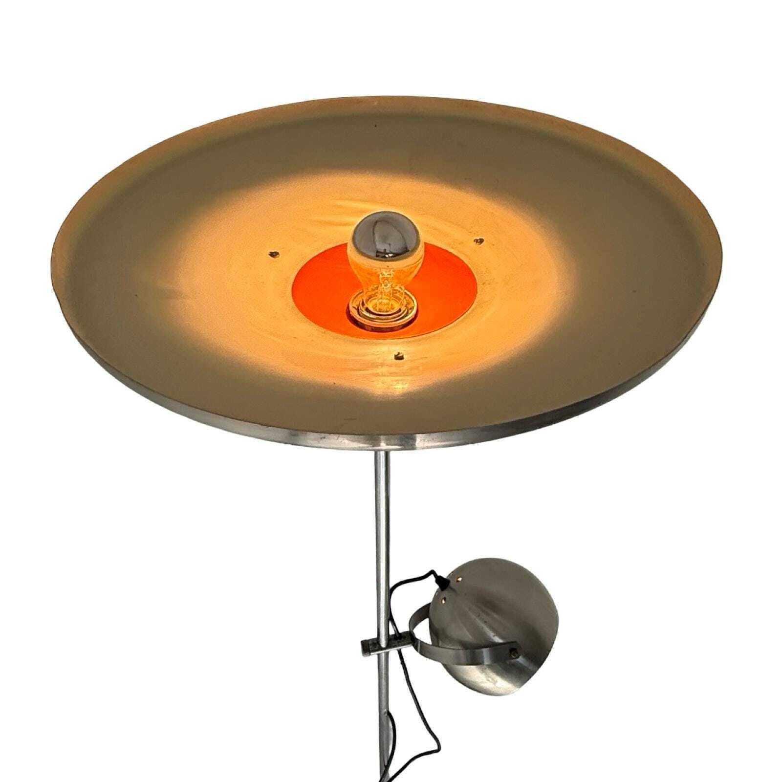 photo furniture Dijkstra   Rare Model   Space Age Design / Mcm Floor Lamp With Two Shades