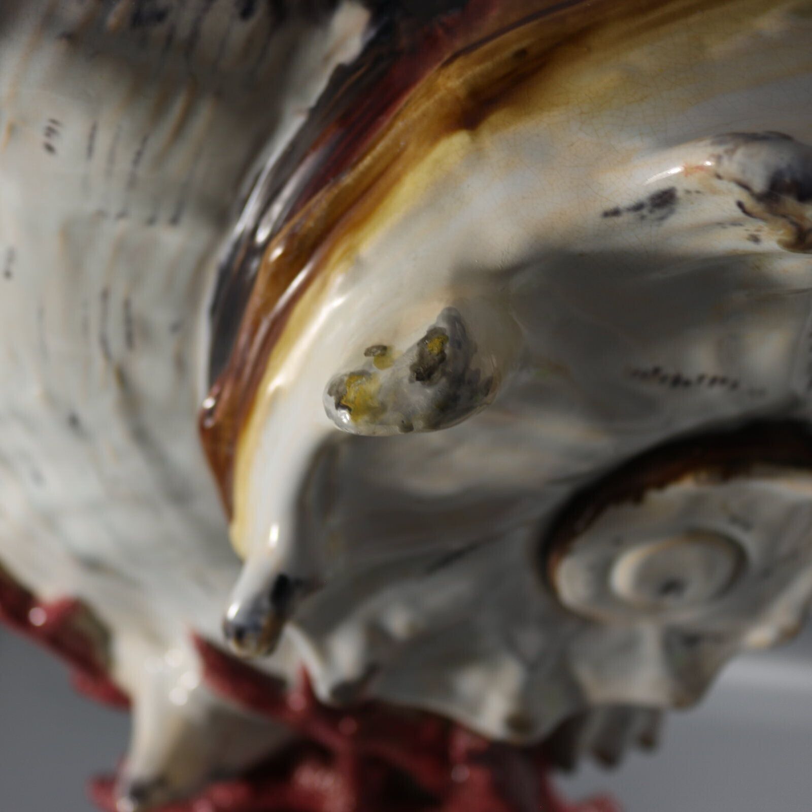photo buy Monumental Minton Majolica Conch Shell Jardinière
