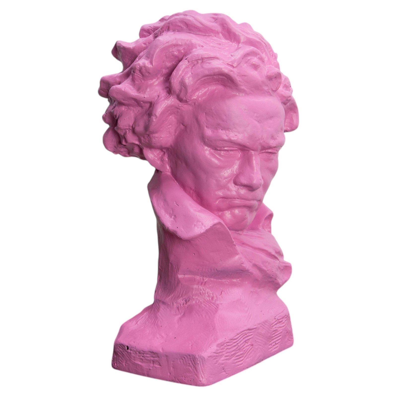 Gipsen buste Ludwig Van Beethoven Terracotta Model Pop Art Esthetiek, ca. 1890