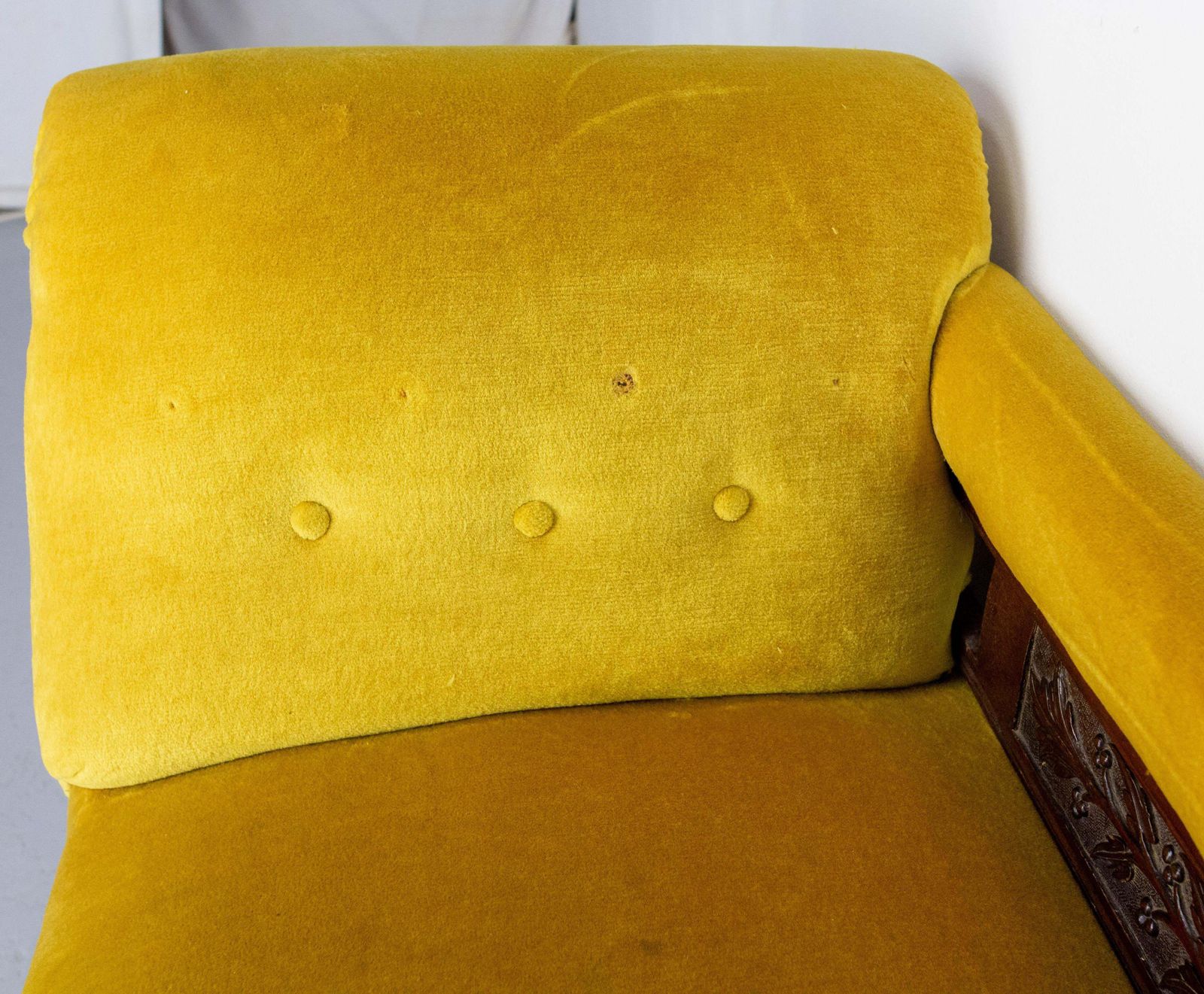 French Restauration Bench Seat Wood Sofa Banquette Fabric Of Your Choise 19th C photo 2145.0