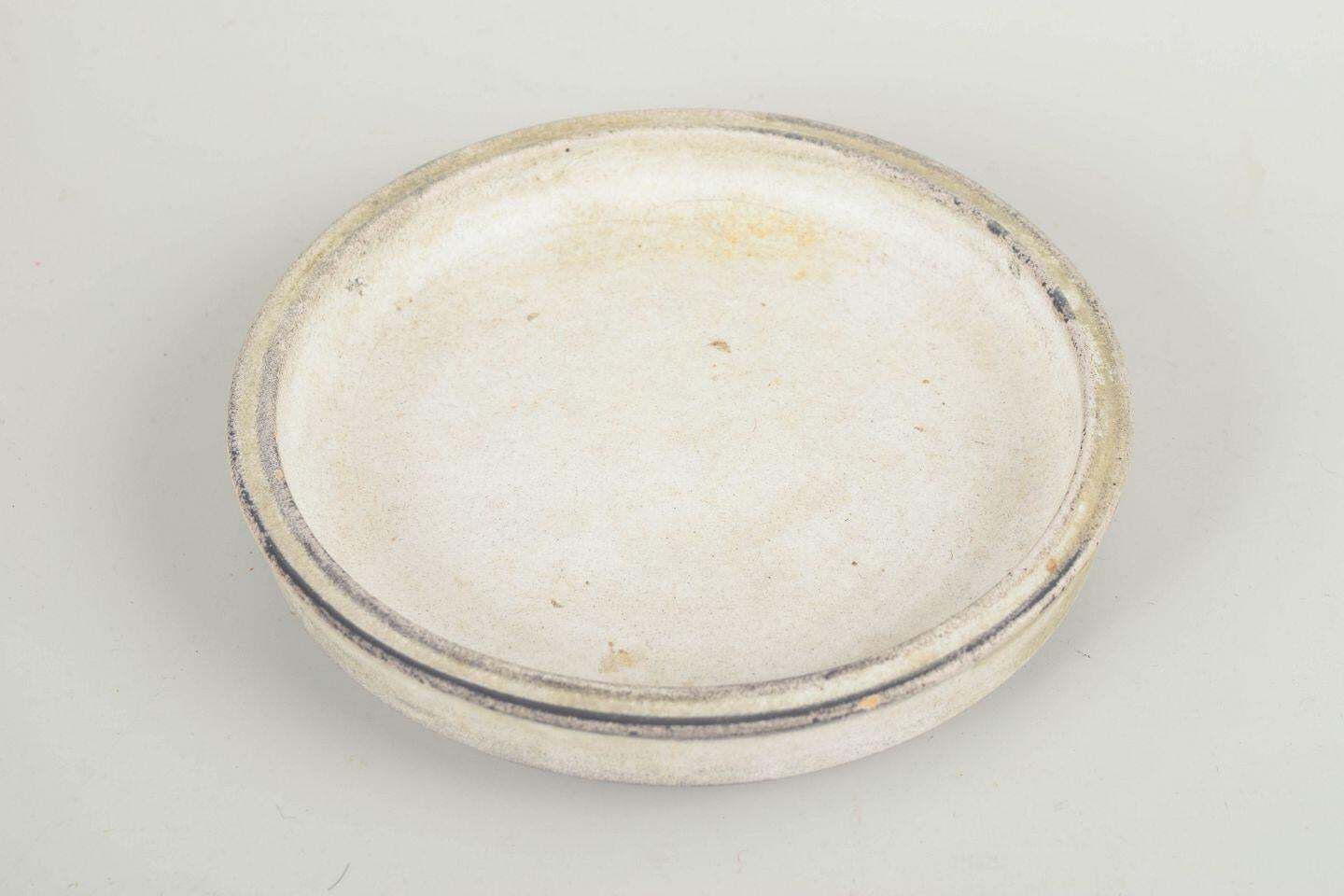 Svend Hammershøi For Kähler. Low Stoneware Bowl With Light Glaze. 1930s photo furniture