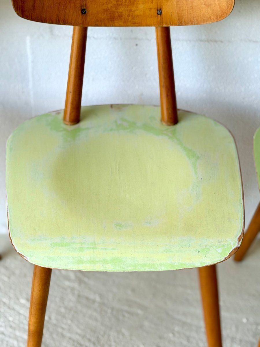 Bistrostoelen van Ton, 1960, set van 4 photo vinterior
